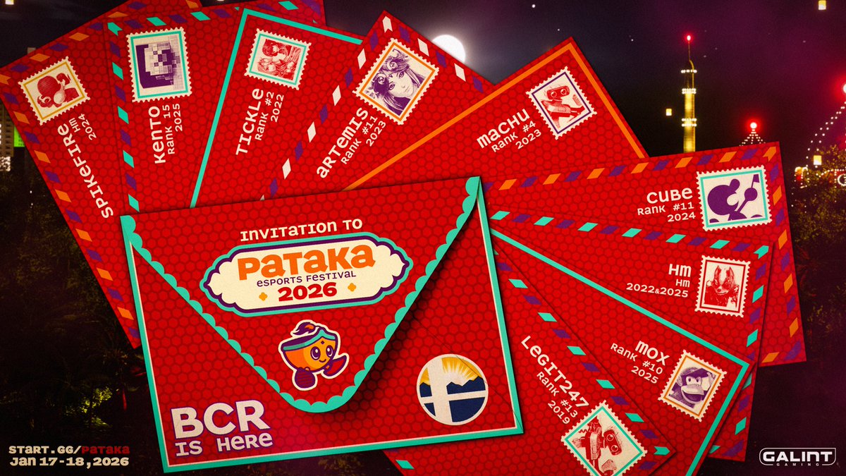 PatakaEsports's tweet image. BCR is Here
A blast from the past and present will be attending #Pataka2026 

We have over 30 of the previous best Smash Ultimate Players in British Columbia since the game was launched

Register now while early bird pricing is still on