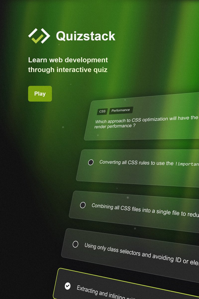 quizstackapp's tweet image. Do you think of performances while coding ?

Find out more performance tips on quizstack.io 🚀