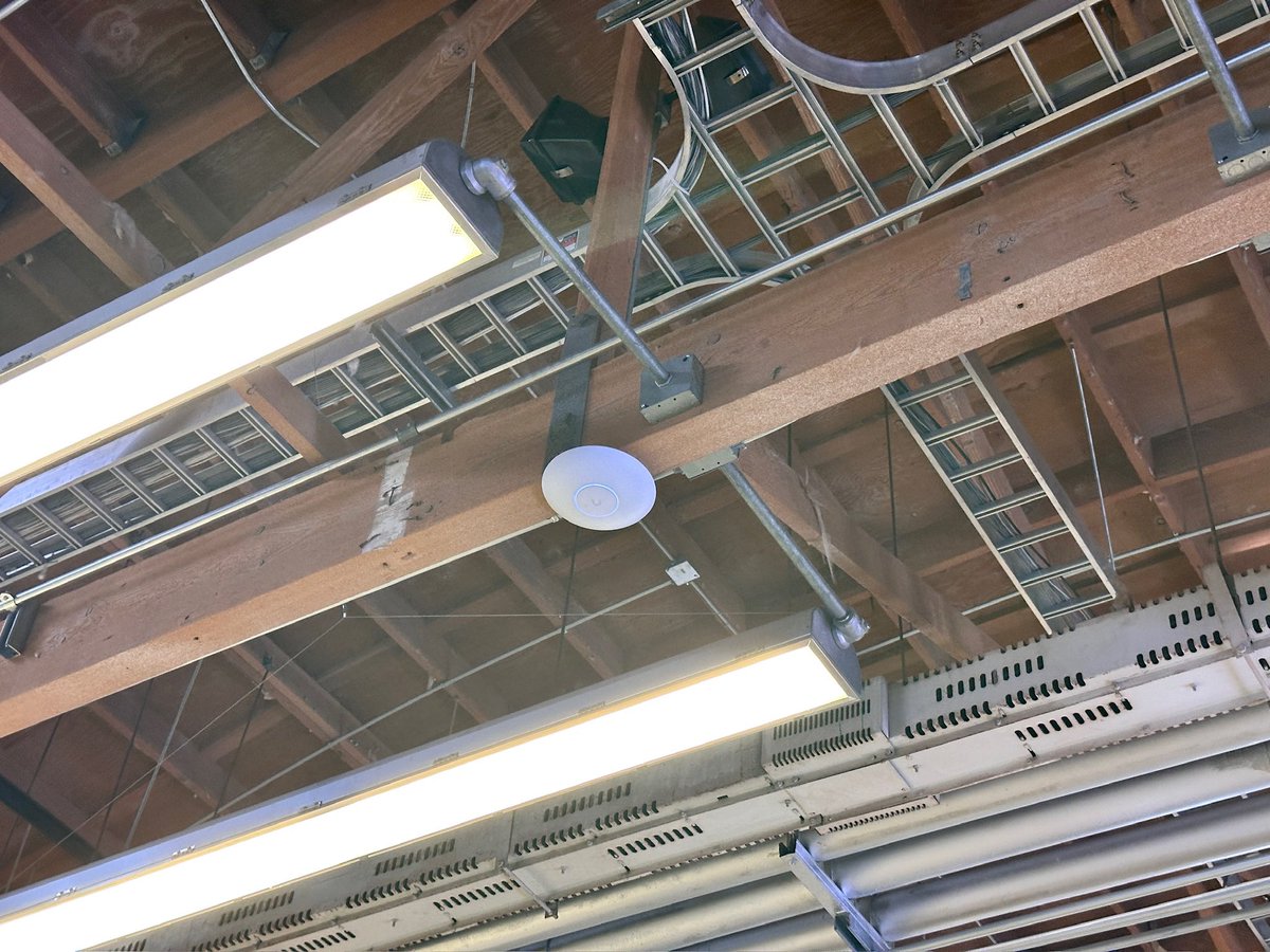 One more UniFi integration: installed U7 Pro access points at the Bird office in Culver City today.