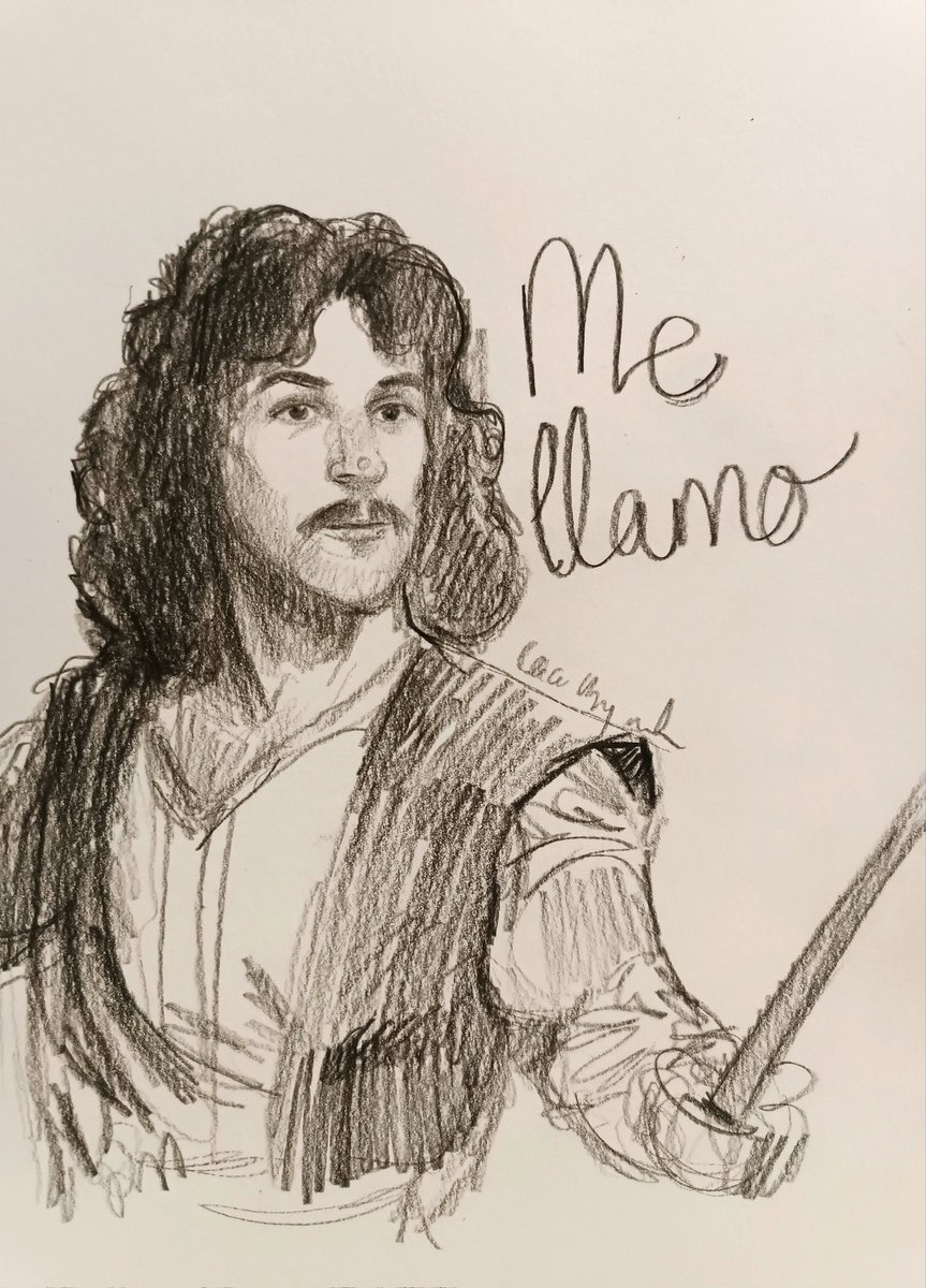 Si acabáis la frase de este boceto que hice os daré muchas bendisiones colorinchis...."Me llamo..."