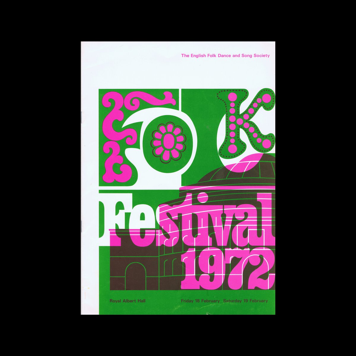 DesignReviewed's tweet image. English Folk Dance &amp;amp; Song Society Festival, Royal Albert Hall, 1972 designreviewed.com/artefacts/engl…