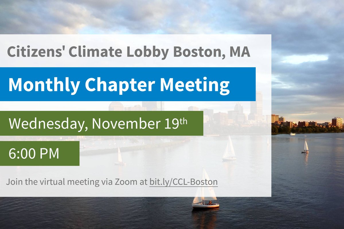 Reminder our November chapter meeting is TONIGHT at 6!  Join us for lobby week and grassroots outreach updates and how YOU can get involved—supporting climate legislation, practicing writing to your local paper, and having productive &amp; empathetic conversations at Thanksgiving! 💚