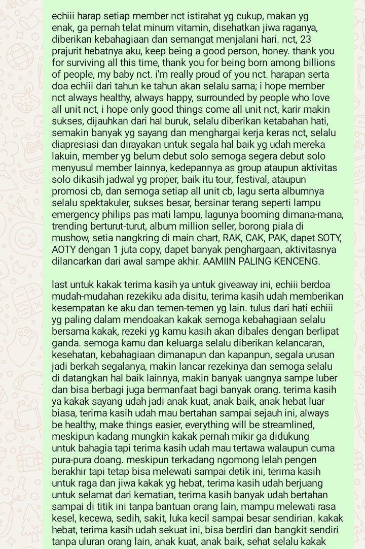 @bilibiligyu <a href="/aboutevrythnggg/">keyyleaa</a> untuk apapun hal2 baik yg telah kita langitkan untuk nct semoga dapat menembus langit dan di jabah oleh Tuhan, setiap all unit nct cb lancar dari awal sampe akhir, mari terus mendukung nct dengan segenap jiwa dan semampu yg kita bisa, aamiin

kalo berkenan mau moots boleh kak?