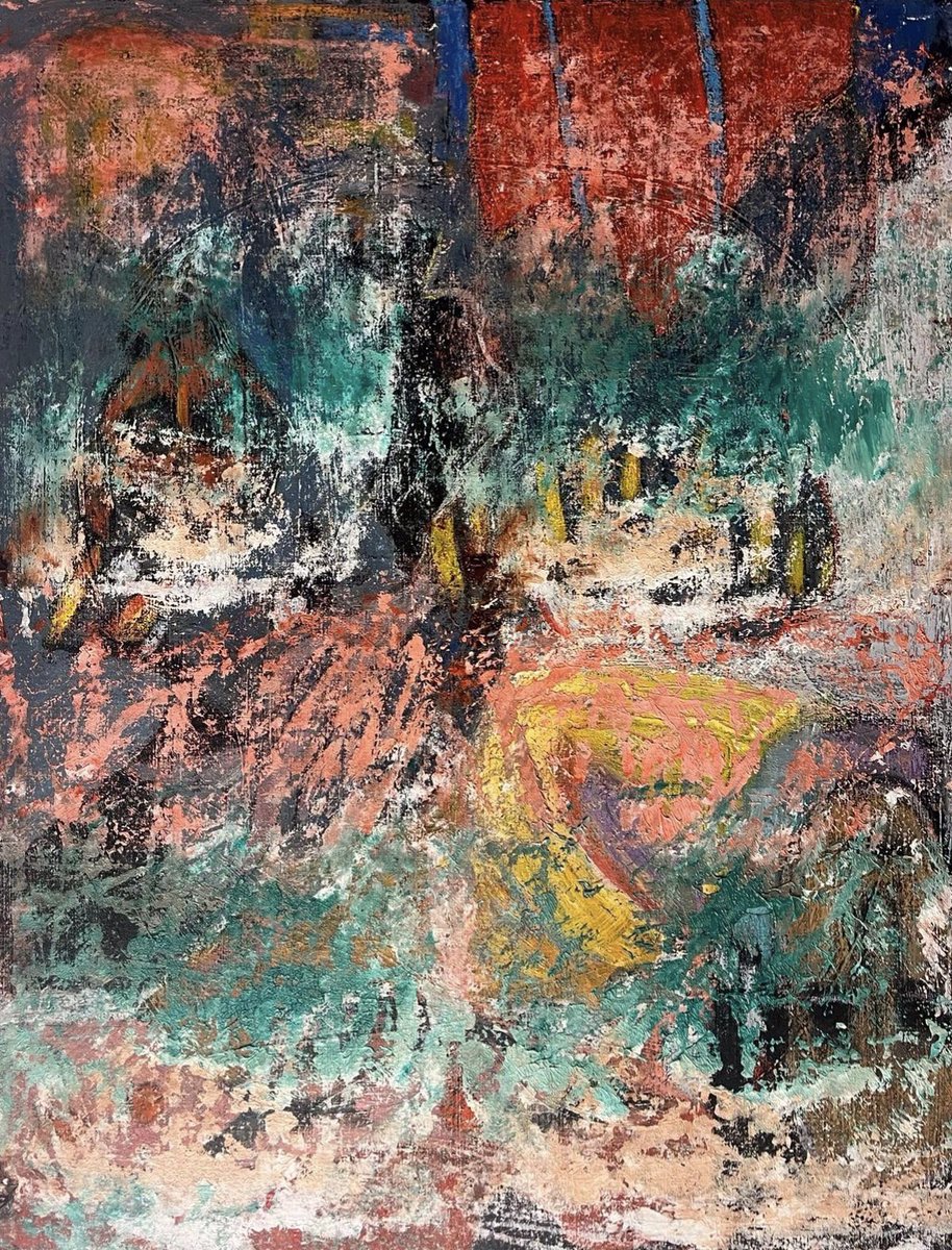 Oil on canvas.