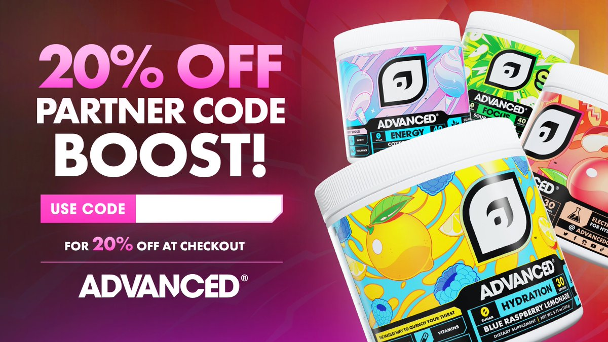 Guys its time to stock up on your favorite <a href="/ADVANCEDgg/">ADVANCED®</a> flavors using the code THEGOAT20 for 20% off your order at checkout!!!!
Also here is my partner page to checkout!!
advanced.gg/pages/partner-…