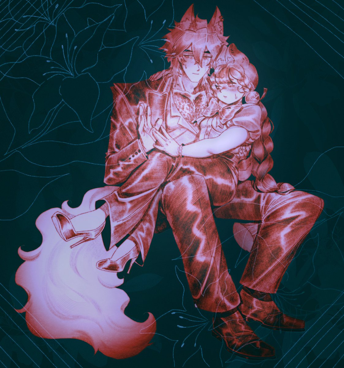 personal doodle i only made cuz i wanted to see braided ali 👍