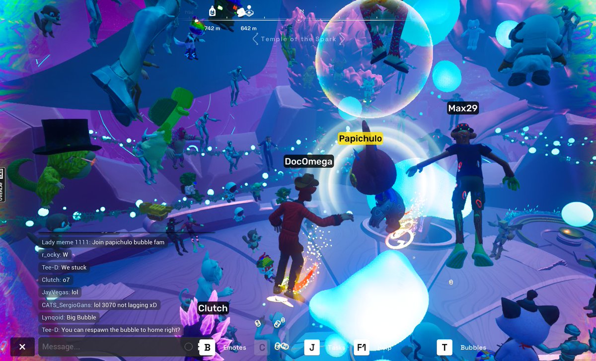 DocOmega12's tweet image. Proof of fly for the first Into the Nexus bubble @osflyclub @0xRDL