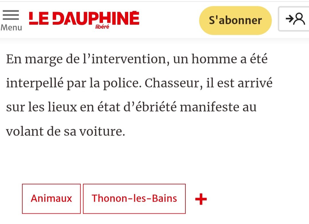 Même si rien ne va dans cet article, merci au Dauphiné libéré d’avoir mené l’enquête et réussi à trouver le véritable "fauteur de trouble" 👇