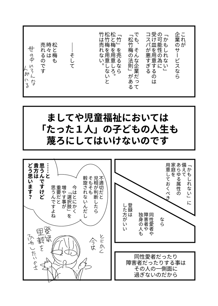 emu3816's tweet photo. #私のネームに赤ペンしてください
ネーム切ってみました。
同性愛者や障害者も里親登録をしたら良いと思うんだよね。という私見です。
わかりにくい、とかご意見ありましたら色々アドバイスください。 https://t.co/o5Ca49RHez