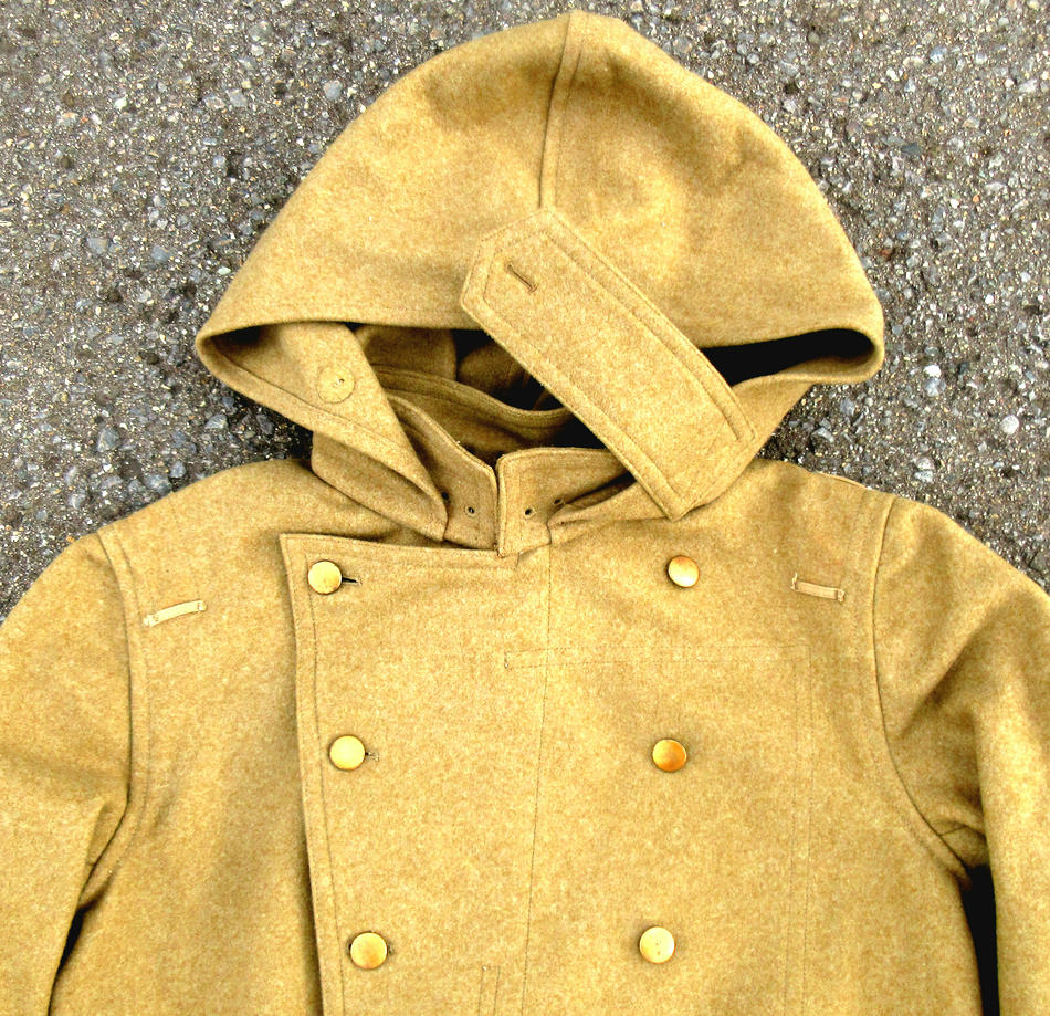 特大　日本軍　下士官兵　外套　実物 Yahoo!オークション - 日本軍 下士官兵用の外套 改四五式 二号 大正1