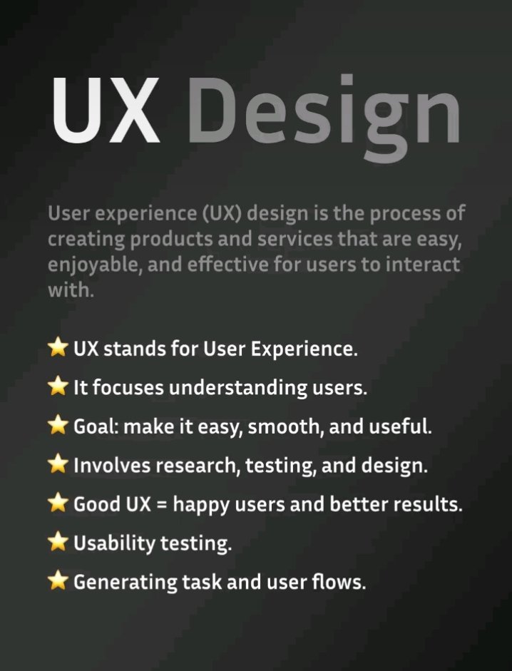 NourAltaf's tweet image. A beautiful interface means nothing if users can’t navigate it smoothly, and a great user flow loses impact without clean visual design.
Both UI and UX are powerful together and that’s where good design actually happens.
#UIDesign #UXDesign #ProductDesign #UIvsUX #UserExperience