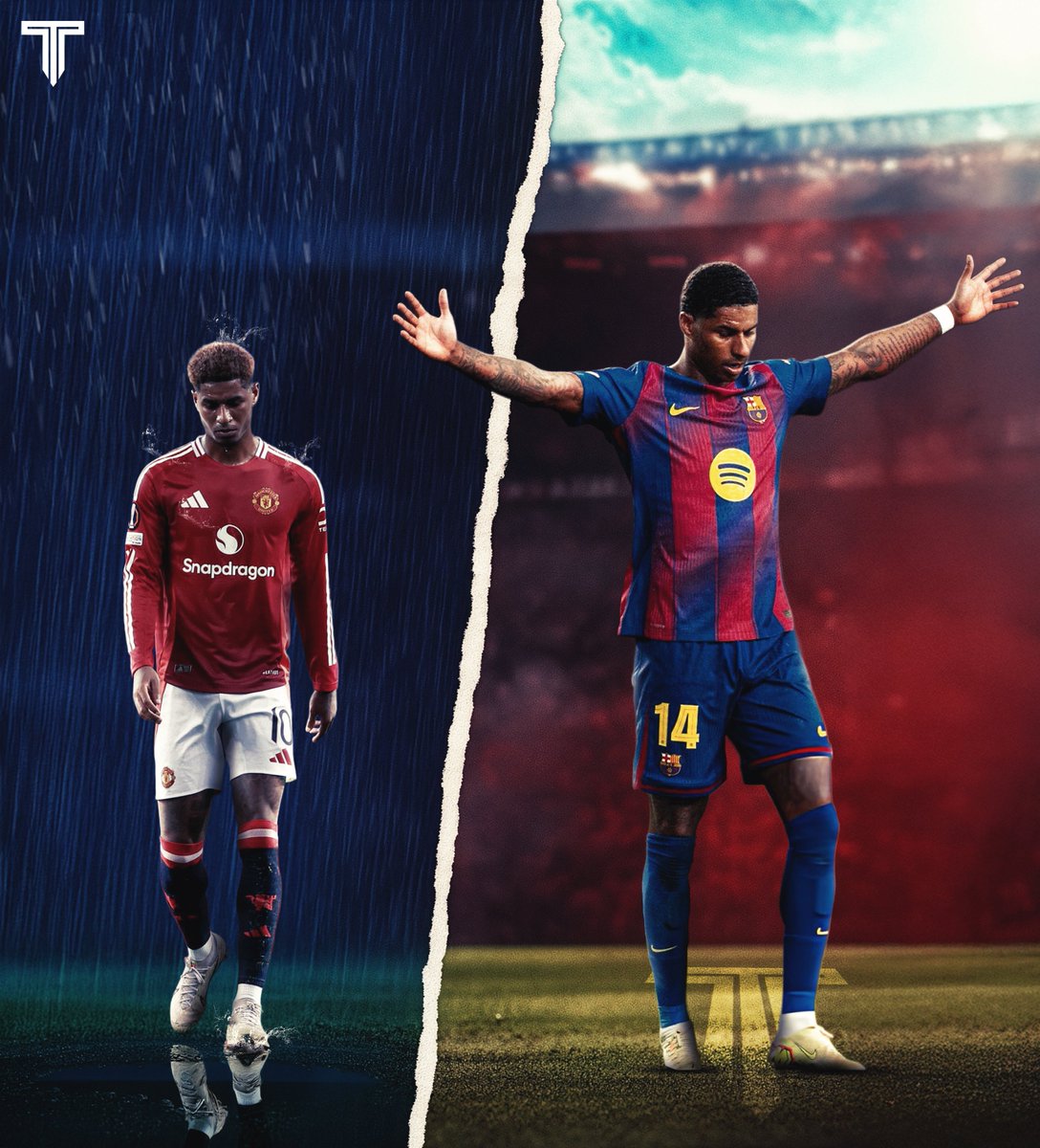 TouchlineX's tweet image. 🚨 A year ago, Marcus Rashford had completely fallen out of favour under Ruben Amorim at Manchester United.. 

So much so that he was pushed out on loan in January to save his season and confidence.

Fast-forward to today, and the turnaround is outrageous:

He currently leads…