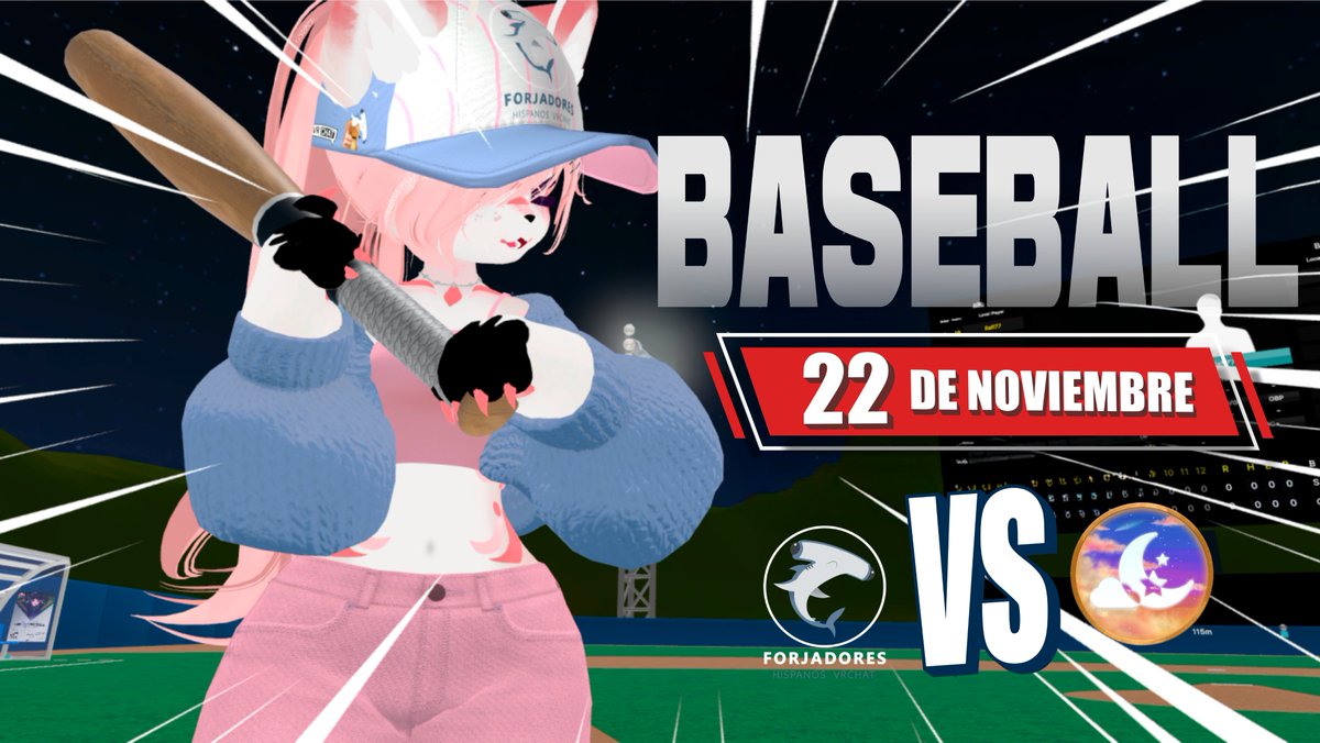 Este sábado 22 tendremos un partido amistoso contra el <a href="/ElAlbaVRC/">El Alba -VRChat Community-</a> !!!

Vengan a ver como absolutamente, si definitivo, que claro que si, por supuesto SI le sabemos al béisbol!! ⚾️🧢

#VRChat