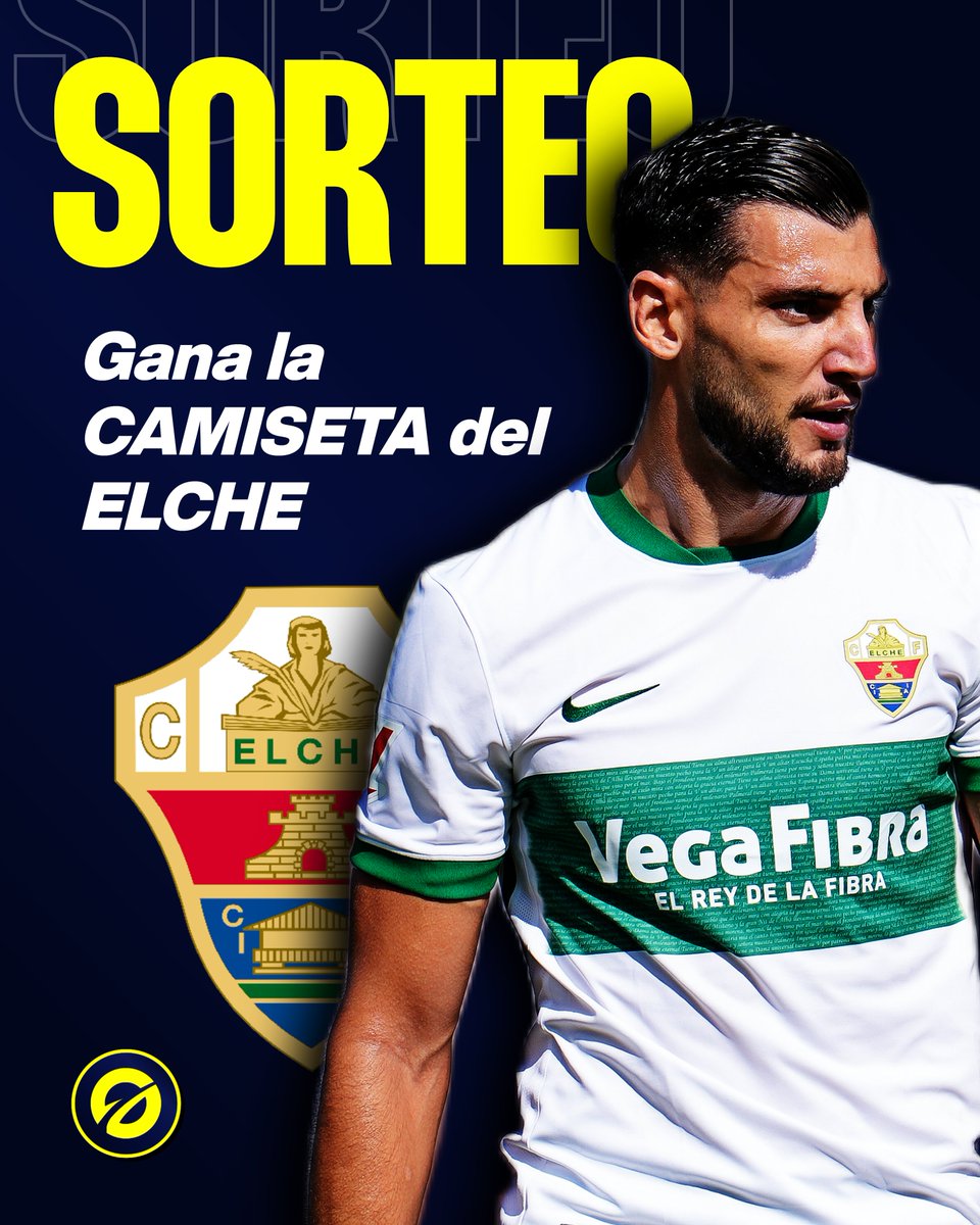 🎁💚 ¡REGALAMOS LA CAMISETA DEL ELCHE!

Si hoy gana el Elche con gol de Rafa Mir, regalamos su camiseta entre los que den RT y nos sigan.

🍀 ¡Mucha suerte a todos! #LaLiga