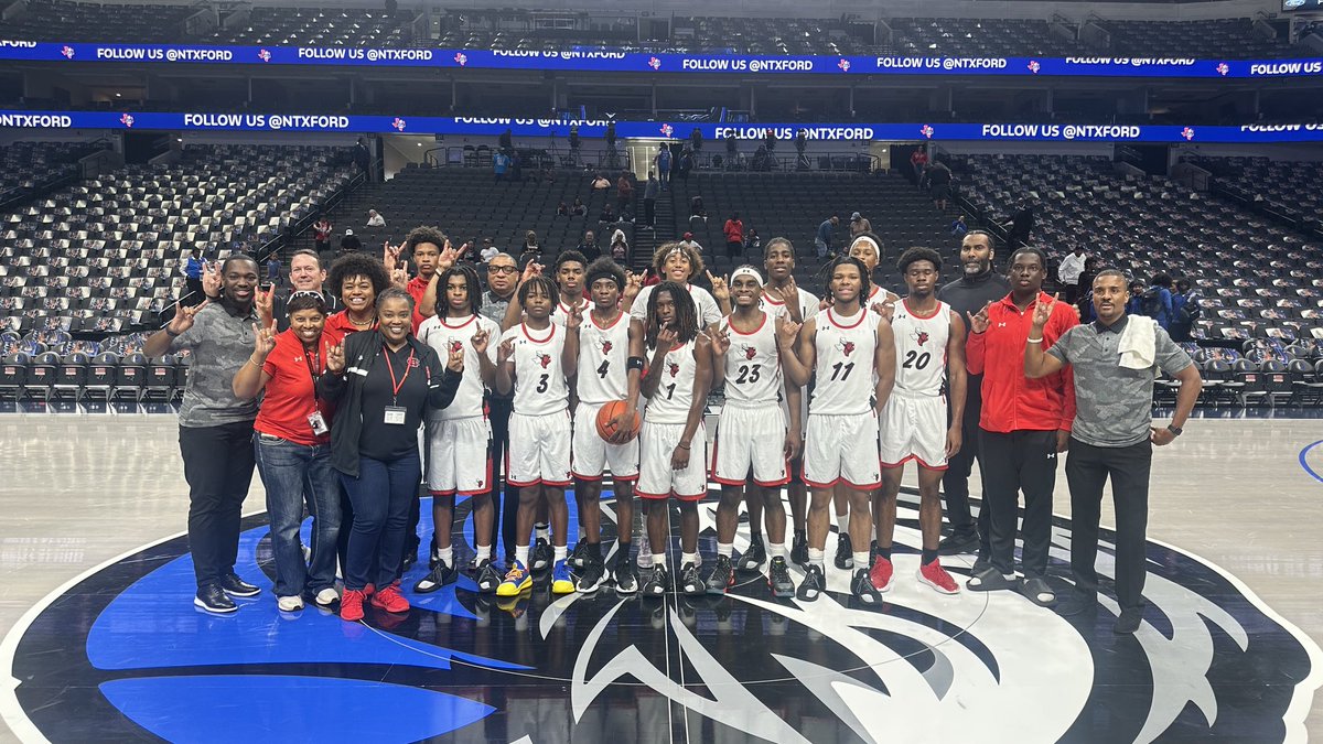 The field trip to <a href="/AACenter/">American Airlines Center</a> was a success! The <a href="/chhsbbasketball/">Cedar Hill Longhorns Boys Basketball</a> defeated Arlington Bowie, 83-49! <a href="/CHLonghorns/">Cedar Hill Longhorns</a> <a href="/Cedar_Hill_HS/">Cedar Hill High School</a> <a href="/dallasmavs/">Dallas Mavericks</a>