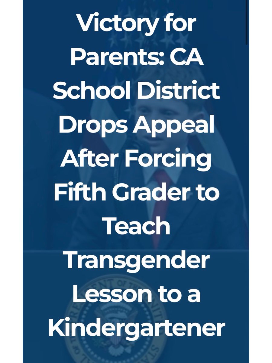 amyforsandiego's tweet image. Major WIN for parents! The Encinitas School District in California DROPPED its Ninth Circuit appeal, keeping in place a ruling that REQUIRES schools to give families three days notice &amp;amp; opt-outs before teaching gender identity content.

This all began when 5th grader was forced…
