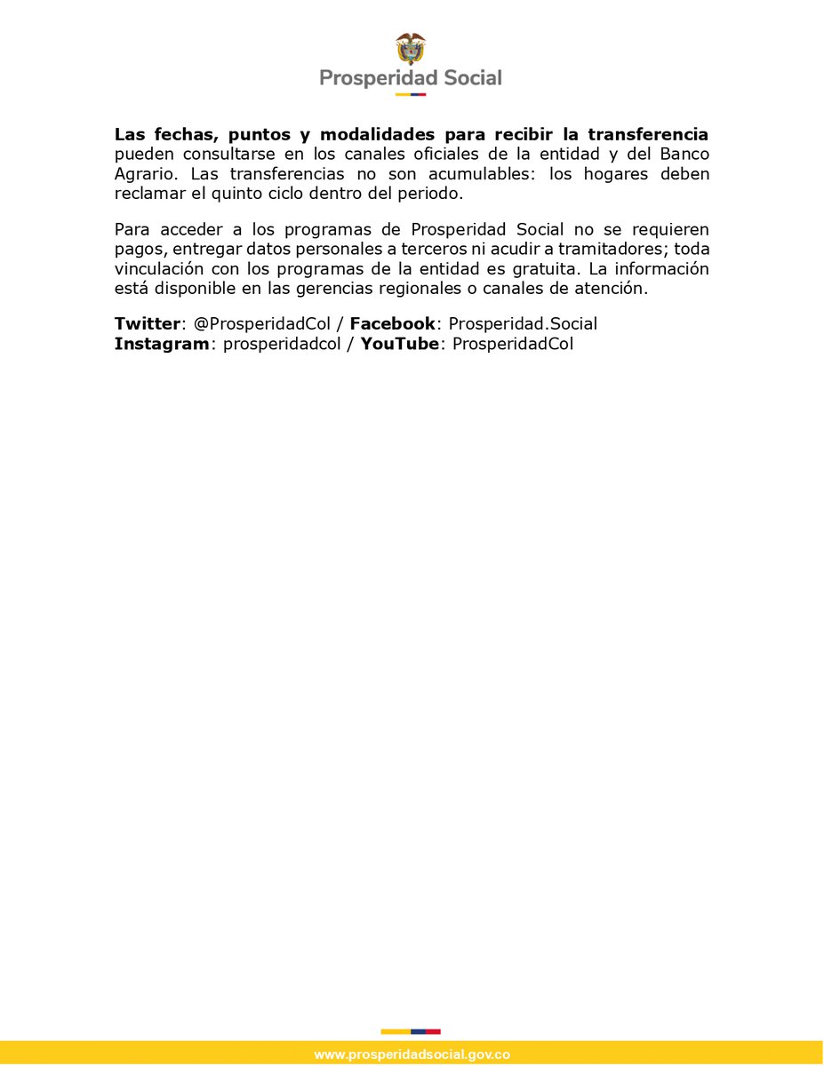 𝗤𝘂𝗶𝗻𝘁𝗼 𝗰𝗶𝗰𝗹𝗼 𝗱𝗲 𝘁𝗿𝗮𝗻𝘀𝗳𝗲𝗿𝗲𝗻𝗰𝗶𝗮𝘀 𝗱𝗲 𝗥𝗲𝗻𝘁𝗮 𝗖𝗶𝘂𝗱𝗮𝗱𝗮𝗻𝗮 𝘆 𝗦𝗲𝘅𝘁𝗼 𝗖𝗶𝗰𝗹𝗼 𝗱𝗲 𝗗𝗲𝘃𝗼𝗹𝘂𝗰𝗶𝗼́𝗻 𝗱𝗲𝗹 𝗜𝗩𝗔

sancayetano-cundinamarca.gov.co/noticias/quint…