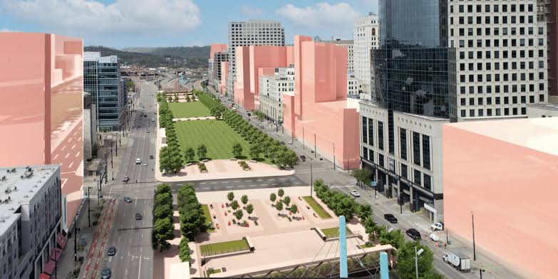 JoshJunker2's tweet image. Capping Fort Washington Way would be transformative for the city - and something thankfully recommended by the updated Banks Master plan. 

And thanks to key future vision by Millennium era Cinti leaders in 2000- we have the steel in place already, something thatd cost ALOT now.