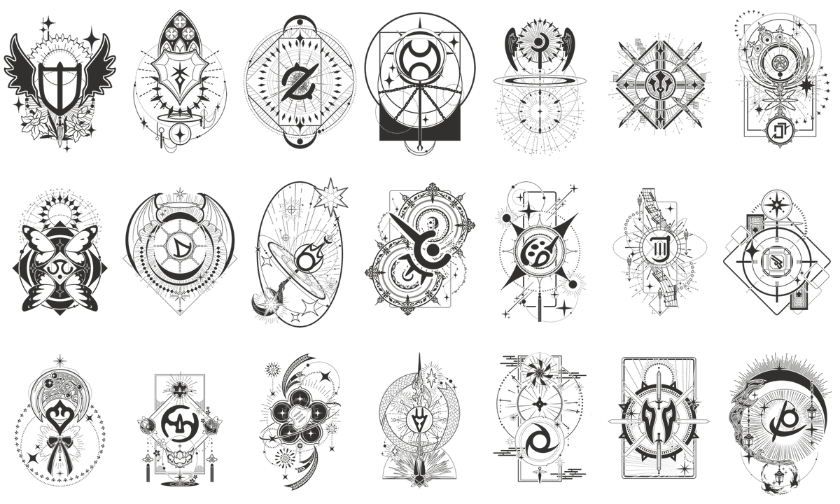 I've also made all of the linearts free to download (tho tips are very appreciated!) as transparent pngs for various personal usage (yes like getting it tattooed lol)

ko-fi.com/s/2e76352d92

Please be cool and not redistribute/resell these as your own!

[RT are 💕!]