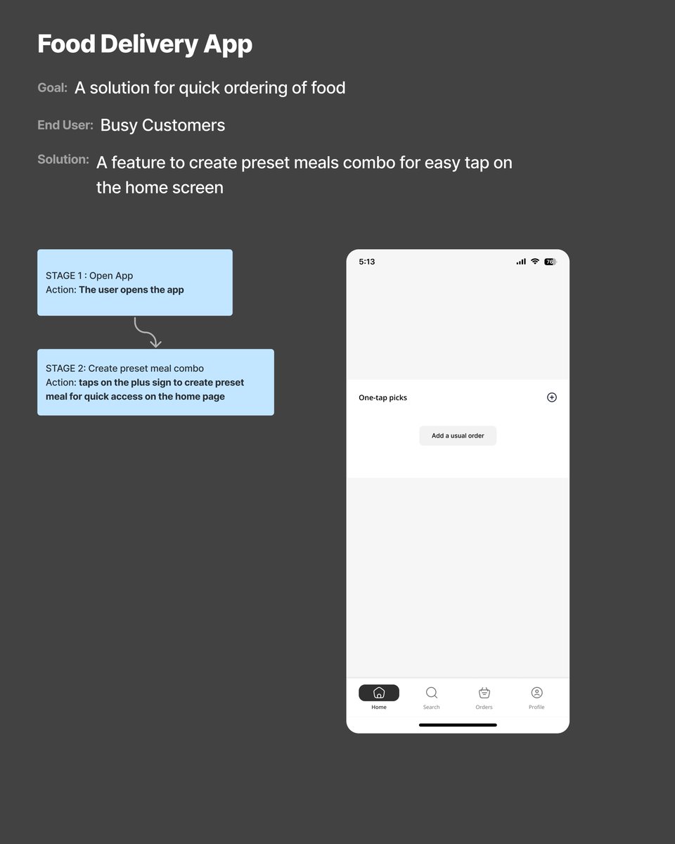 revolverein's tweet image. Day 8 of posting and putting my skill set out there till I land a job

Below is a solution for quick order for busy professionals and customers.
@chowdeck 
#uiuxdesign #DailydesignChallenge
#uxprocess #Designportfolio #opentowork