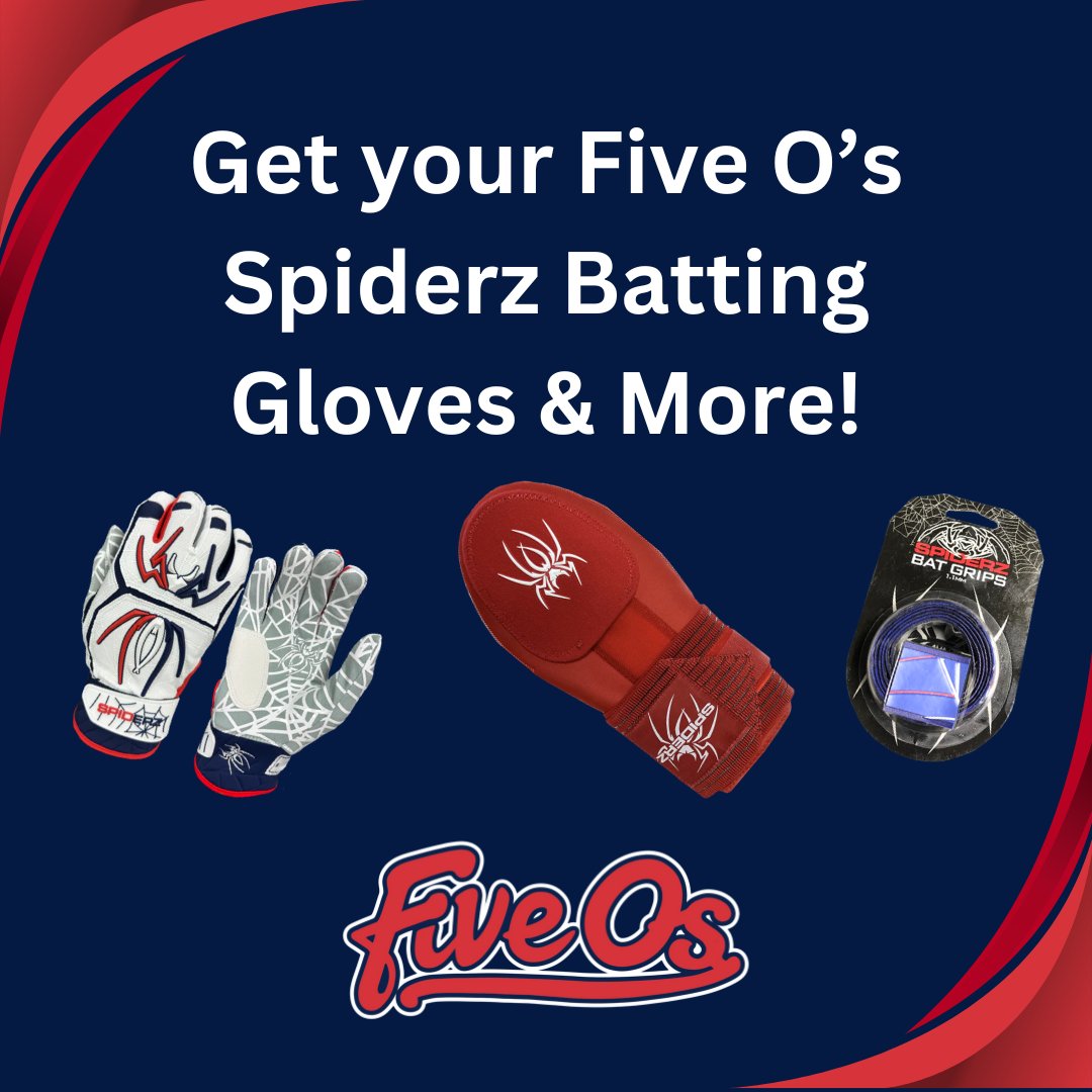 Need a stocking stuffer? 🎅🎄⚾🥎
Check out these Five O's Spiderz batting gloves and more and use the discount code below to save! 

Link to Team Store:
spiderzbattinggloves.com/collections/oc…
Discount Code (must be used at checkout to get the savings):  FIVEO26

#battinggloves #GiftIdeas2025