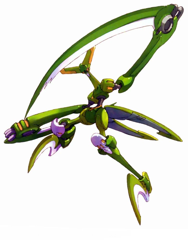 Toru Nakayama's whole art direction for Megaman Zero is incredible but I'll always adore how toyetic all of the bosses look, he really excels at drawing cool robots. I'd pay for figures of all these in a heartbeat