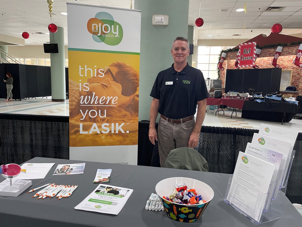 nJoyVision's tweet image. 📣Shout-out to the awesome team at @RemingtonPark for inviting us to their Employee Open Enrollment! We had a blast connecting with everyone &amp;amp; sharing how #LASIK, #EVOICL &amp;amp; #LensReplacement can help bring your vision goals into focus.👁️
#nJoyVision #EmployeeHealth #VisionBenefits