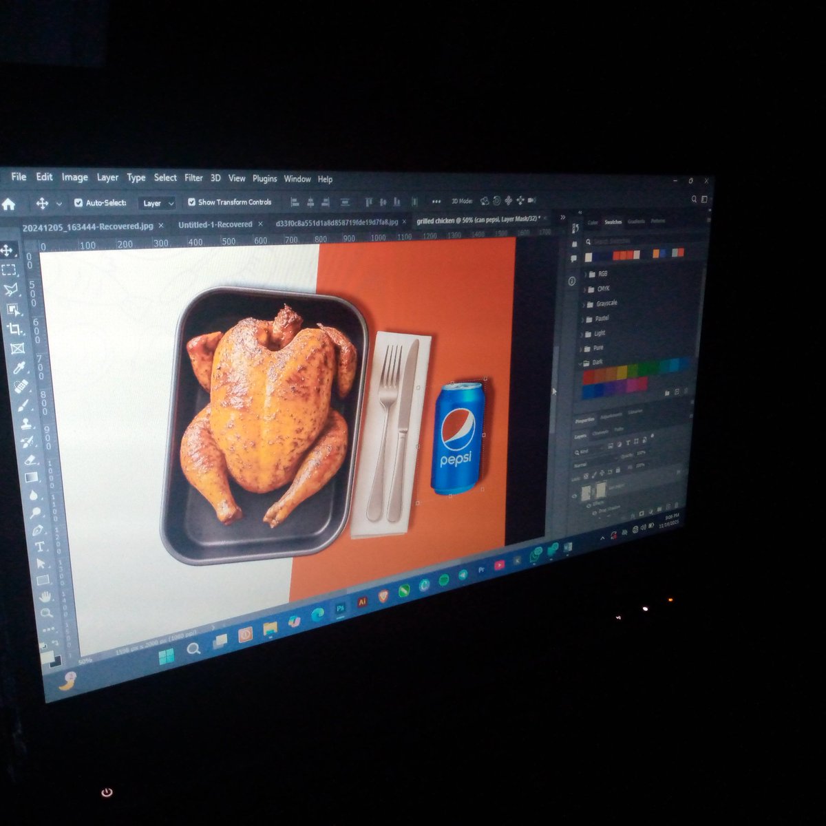 Trinity_jr03's tweet image. The tool 🥊☑️
The process☑️
The Design vs mockup ☑️
All in perfection 

I almost ate my screen while designing this... 😂😂😂

@grok
@X 
Make this go viral 
#Graphicsdesign
#Foodgraphics