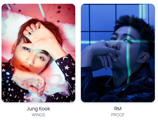 Imploding_Star's tweet image. Look at today&apos;s PC haul!!

RM was a trade - thank you @wildflowerfds for taking me one step closer to completing the Proof collection.]

JK lost his no.1 spot few weeks ago and is now trying hard to get back to it😂