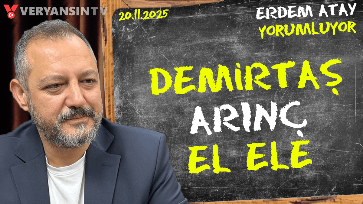 Kandil'in Umudu MHP! | Erdem Atay Gündemi Yorumluyor | 20.11.2025

Canlı yayın saat 10.00’da…

İzlemek için tıkla:
youtube.com/live/Xnl0YYa8O…

<a href="/medreyata/">Erdem Atay</a>
<a href="/yilmabasarkrkmz/">Yılma Başar Korkmaz</a>