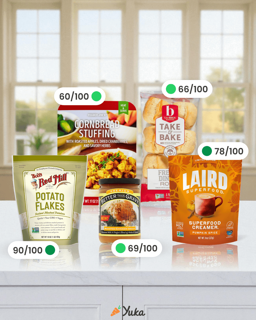 Dreaming of that Thanksgiving feast? We are too 🦃 But your plate shouldn’t come with risky ingredients. Swipe to discover our #YukaApproved Thanksgiving essentials!

#Thanksgiving2025