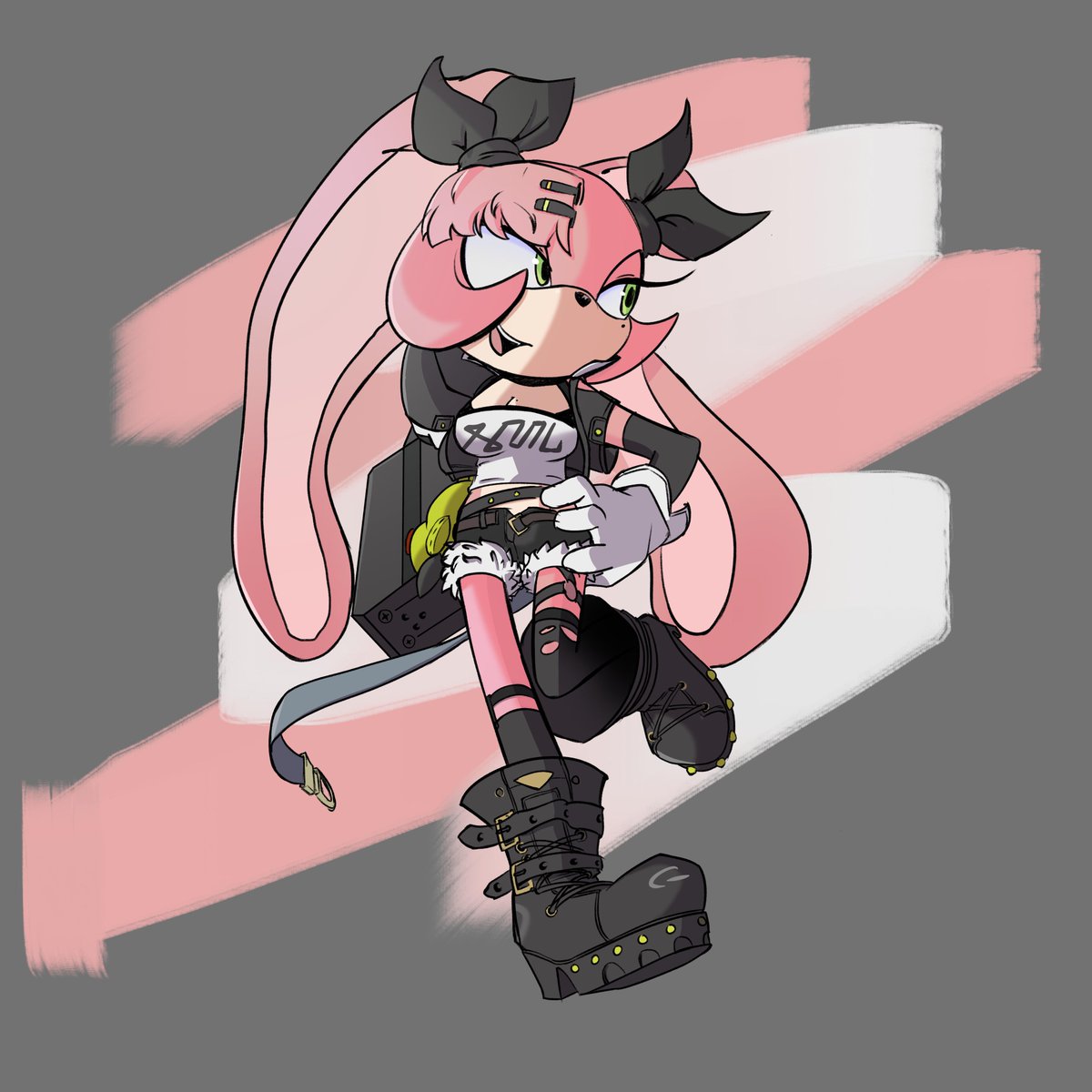 Mlickles's tweet image. nicole the rabbit