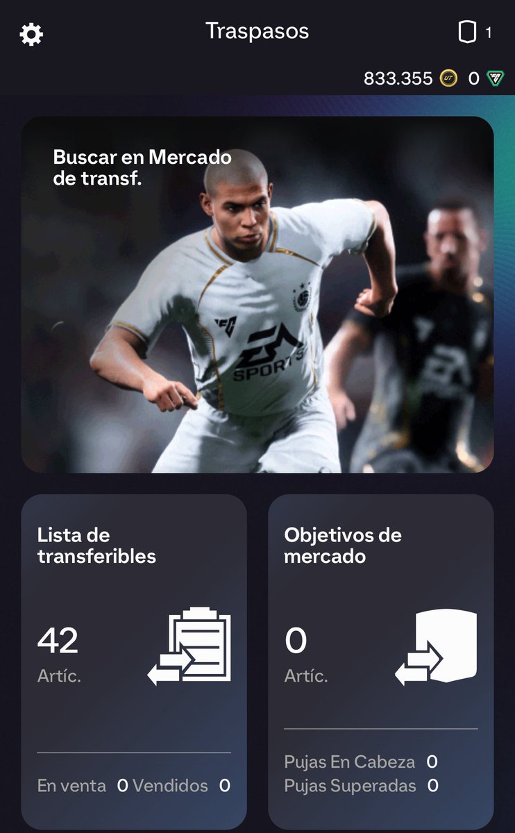 VAMOS A GANAR MONEDAS EN BLACK FRIDAY

DARLE MG y RT a este TWEET si queréis que os pase una MINI LISTA DE JUGADORES CON LOS QUE VAMOS A GANAR MUCHAS MONEDAS!

Recuerda SEGUIRME para no PERDERTE NADA😜😜