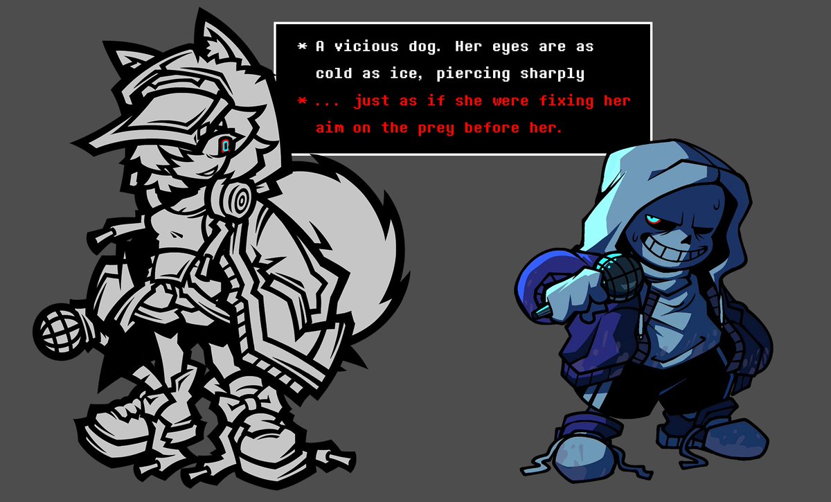 * Heh heh heh. Even if ya gnawed on my bones, they wouldn’t taste very a-peel-ing, y’know?

#fnf #fridaynightdustin #fnfohagi