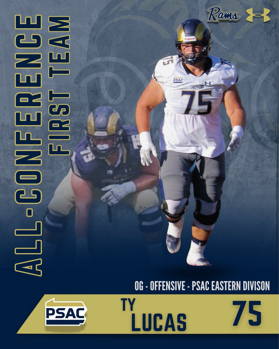 SURamsFootball's tweet image. Congratulations to the 2025 Rams PSAC All-Conference First Team Offense! 🐏🏈 (pt. 1)