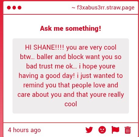 cybwrdeii's tweet image. 1. yo tmb te quiero muxo supongo que debes ser.... del.... Tim omerin..... ono
2. I ALMOST FAINTED AAAHHH ME TOO I WANT THEM SO BAAADFDDHWHHRJJWNSB Isn&apos;t it strange that I&apos;m getting so many positive things? Thanks to everyone for this. And thanks, anon, you&apos;re really cool too. &amp;lt;3