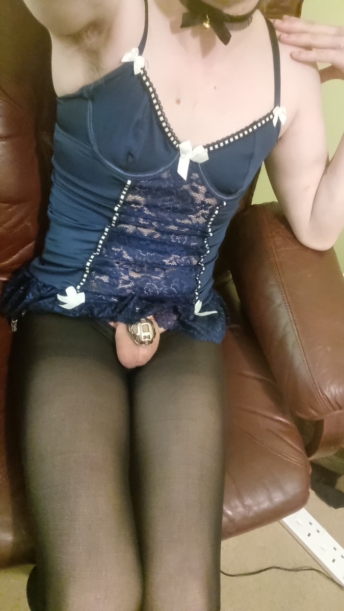 LanaDeluna_'s tweet photo. What do you guys think? #femboy #chastity #NSFW #sissy https://t.co/iY2kXcvOxv