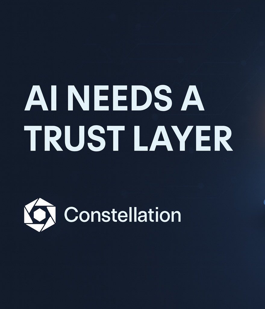 MarcoSalzmann80's tweet image. Why Constellation Network (DAG) Is the Missing Trust Layer for AI

AI can generate ideas, predictions, and insights, but it cannot verify whether the information is true.
That’s the core weakness of today’s AI systems.

This is where @Conste11ation 
It provides verified data…