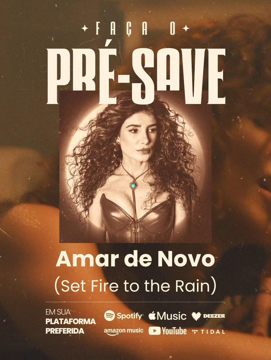 adeleccessbr's tweet image. BRASIL! 🤎🇧🇷

Paula Fernandes lançará sua música "Amor de Novo", 27/11, música com o sample de "Set Fire to The Rain", de Adele.

Pela primeira vez, Adele concedeu a permissão para um cantor brasileiro lançar uma faixa usando os acordes de suas músicas.

paulafernandes.com.br