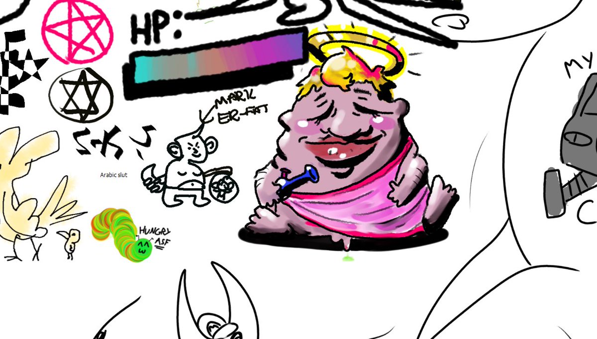 RealLifeSeagull's tweet photo. My Hades OC from a recent drawpile https://t.co/KM0yYVfD4n