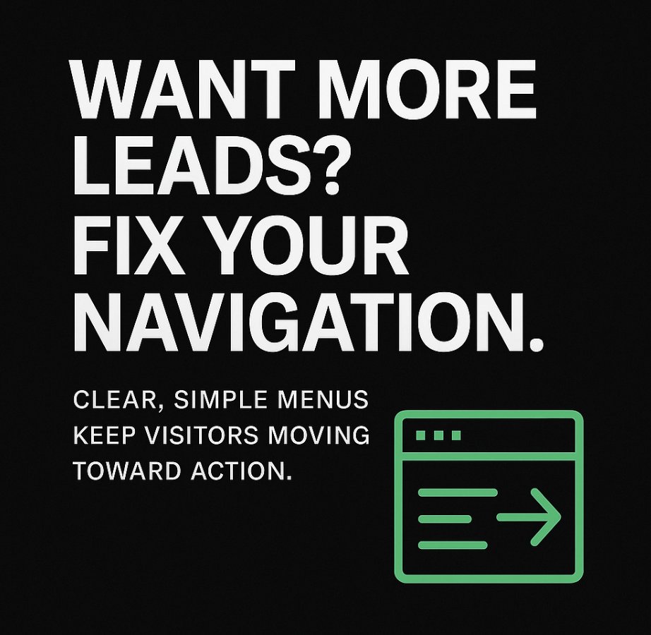 MatthewsTechno1's tweet image. 📈 Want more leads? Fix your navigation.

Clear, easy-to-follow menus keep visitors moving toward action — not frustration.

🧭 Good UX is good business.