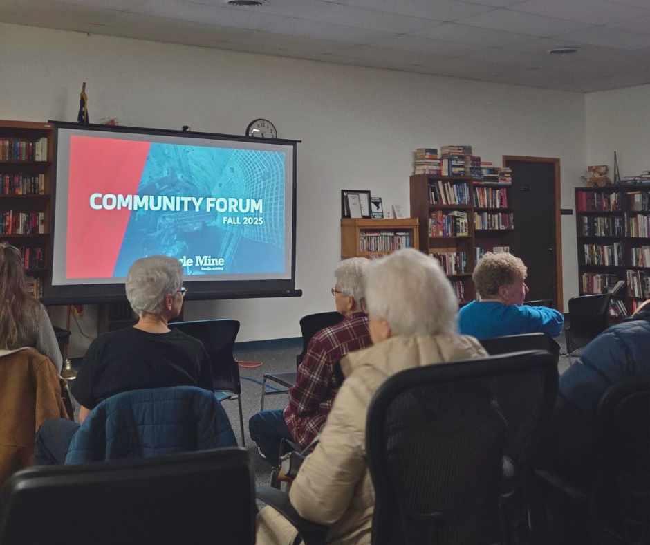 A big thank you to everyone who came out to our forums last week. It is always a pleasure to speak directly with members of the community and learn what matters most to those directly impacted by our operations. We will see you again in the spring!

📸 : The crowd at our Big Bay