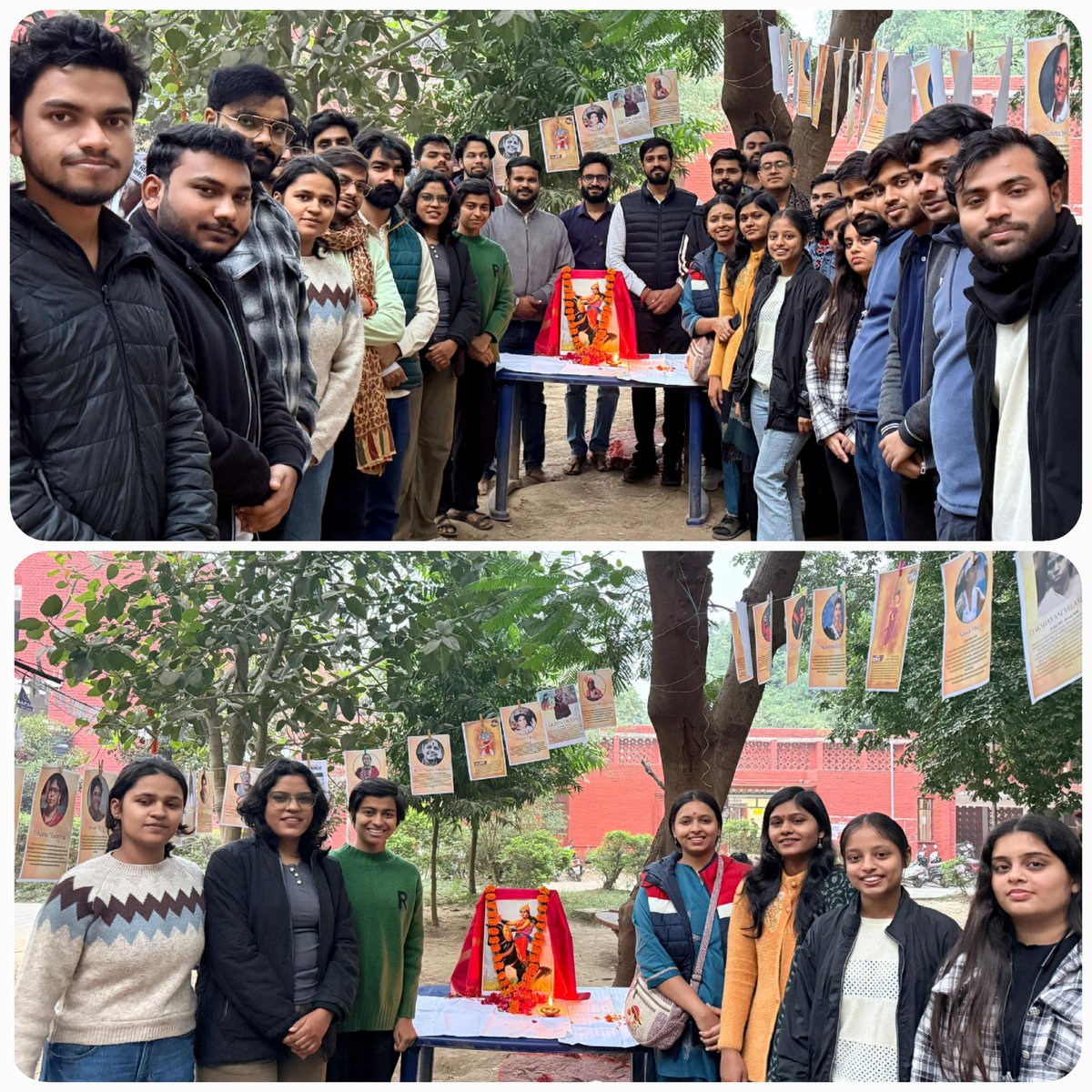 abvpjnu's tweet photo. अखिल भारतीय विद्यार्थी परिषद द्वारा आज जेएनयू में वीरांगना रानी लक्ष्मीबाई जयंती मनाई गई। ✨ https://t.co/Xr934ms5a0