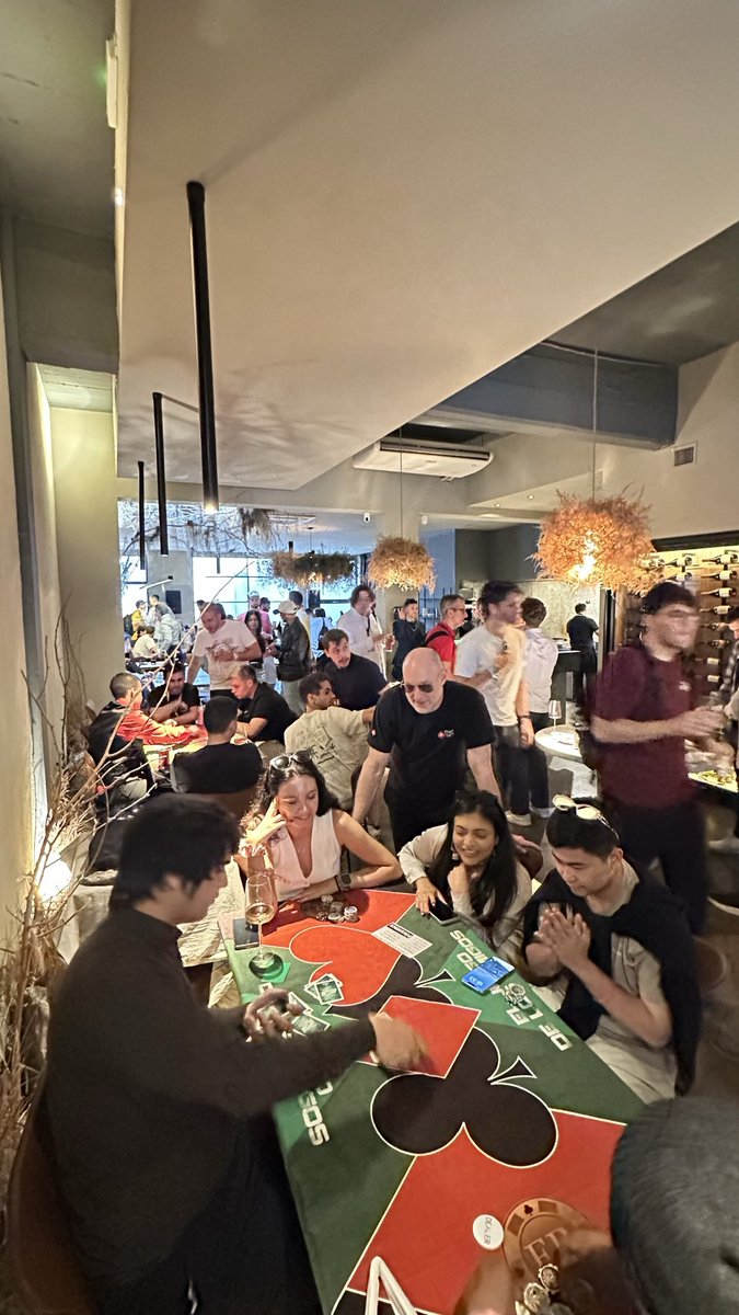 Oasis poker night in full swing at the Afternoon TEE Party