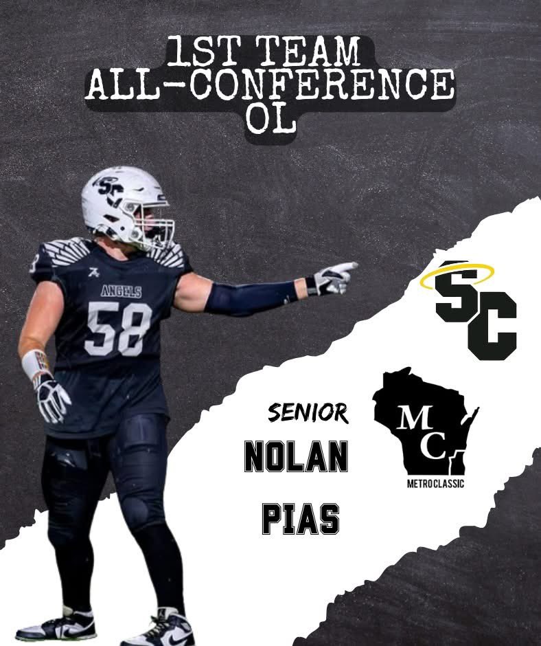 I am extremely blessed to be named
First Team All-Metro Classic Conference OL. #ANGELSTRONG <a href="/StCatsFootball/">St. Cat's Football</a> <a href="/s_mcauliffe/">Coach McAuliffe</a> <a href="/TroyCollier_II/">Mr.Troy / Coach Collier</a> <a href="/Dmillas2/">Dan Miller</a>
