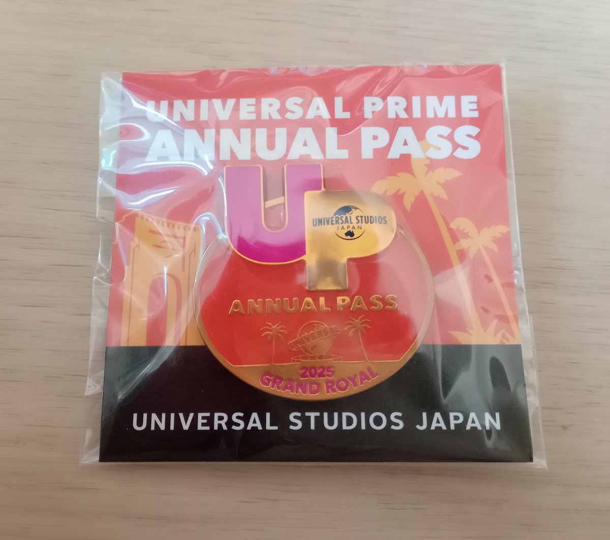 USJ 年パス　記念　ピンバッチ USJ 年パス 記念 ピンバッチ ユニバーサル・スタジオ・ジャパン公式 on X