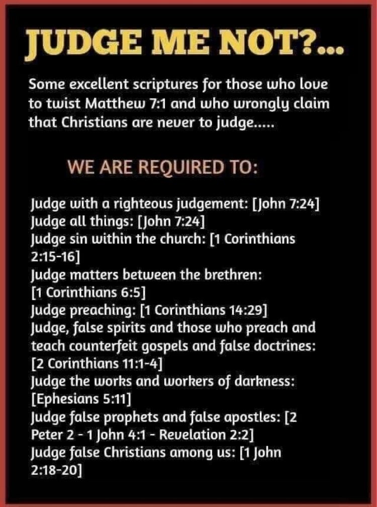 Ccangelsing's tweet image. #Judge &amp;amp; Judge Not
#Bible #Truths