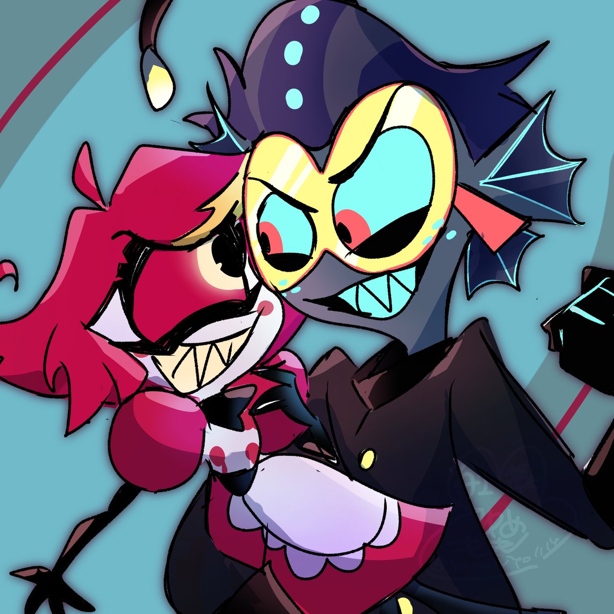 yumehito1114's tweet image. #hazbinhotelseason2 #madmaid