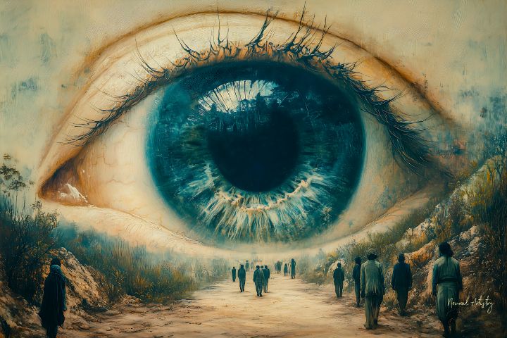 __neural__'s tweet image. Art of the Day! &quot;Eye of the Wanderer&quot;. Buy at: ArtPal.com/neural-artistr…