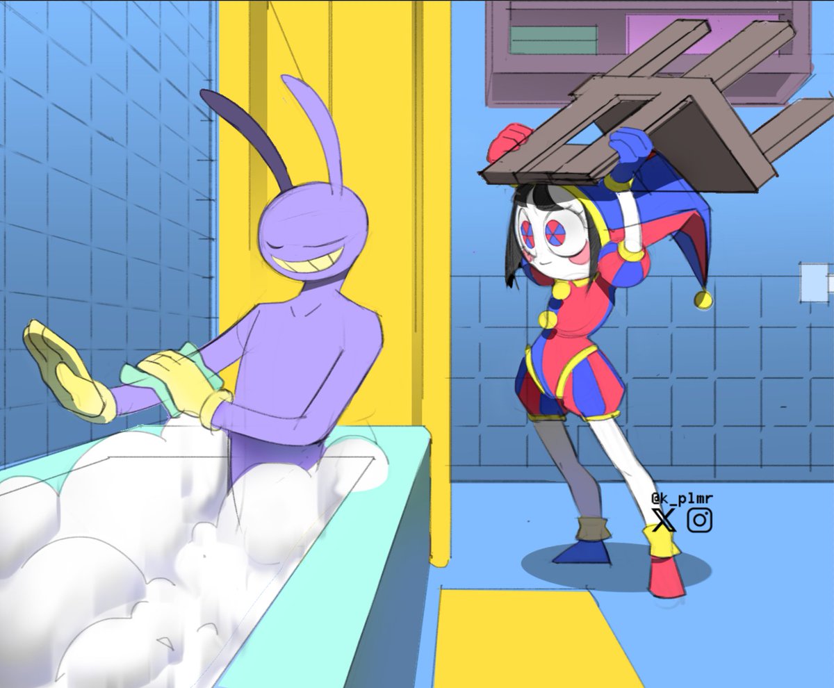 K_Plmr's tweet image. Therapy Art its always good 🤗
 #tadc